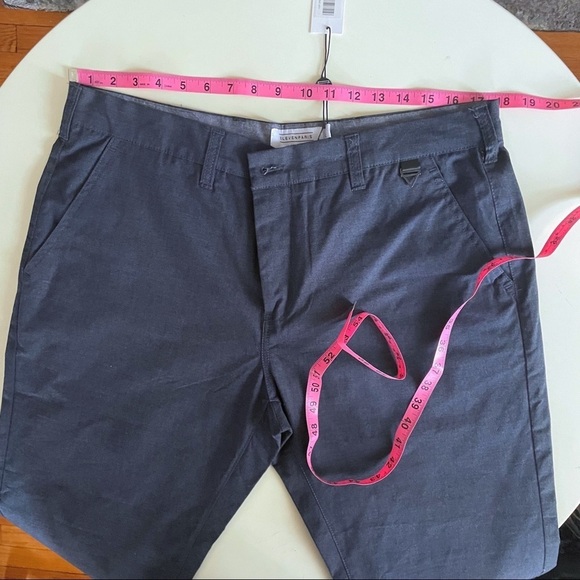 Eleven Paris Men’s Straight Leg Tech Chino Pant Navy 36x30 New - Picture 5 of 9